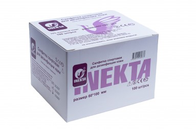  Салфетка инъекционная 60*100мм INEKTA №100  фото